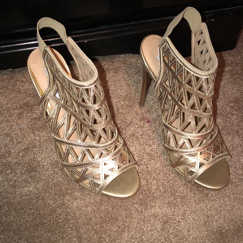 Gold Steve Madden heels